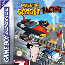 Inspector Gadget Racing box art for GameBoy Advance